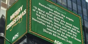 Zemërim në New York për tabelën ‘Jezusi është palestinez’ në Times Square, njerëzit: Është provokuese dhe johistorike