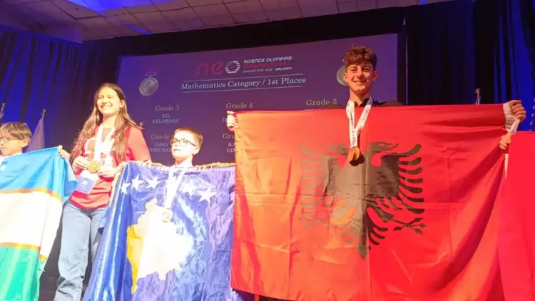 15-vjeçari nga Cërriku triumfon në Olimpiadën Ndërkombëtare të Matematikës në SHBA