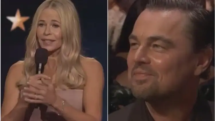 Chelsea Handler tall Leonardo DiCaprion në Critics Choice Awards për pushimet me Jeff Bezos