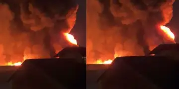 Digjet tregu i rrobave të përdorura te ‘5 maji’, 30 forca dhe 6 mjete të shërbimit zjarrfikës në vendngjarje