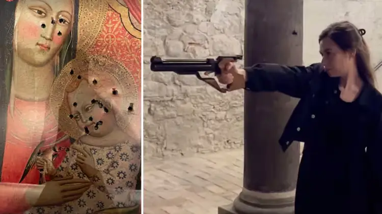 Politikanja përdori ikonën e Virgjëreshës Mari si shënjestër, dënohet nga gjykata zvicerane