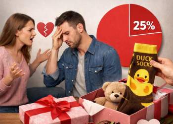 Studimi: 25% e njerëzve do të ndaheshin për shkak të një dhurate të keqe për Shën Valentin