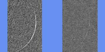 Emiratet e Bashkuara Arabe kapin një imazh të rrallë gjatë ditës të gjysmëhënës së Ramazanit