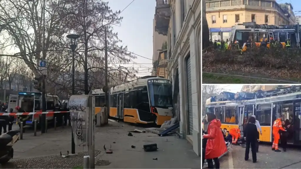 Aksident tragjik në Milano: tramvaj del nga shinat, një i vdekur dhe 39 të plagosur