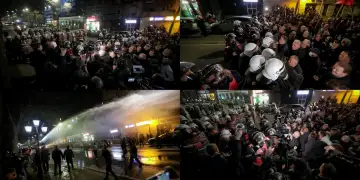 Çfarë po ndodh në Tiranë? Protestuesit bllokojnë qendrën e Tiranës, shpërndahen me gaz lotsjellës