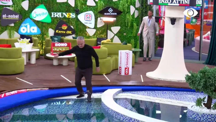 Fitoi “nominimin” së bashku me Luizin, Artani futet në pishinën e Big Brother