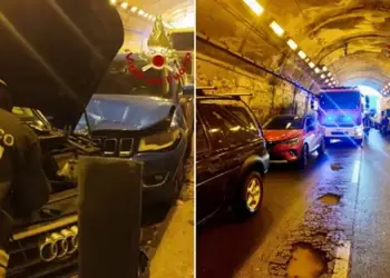 Aksident masiv në Itali, përfshihen rreth 80 automjete në një tunel, situatë kaotike në autostradën Messina-Palermo