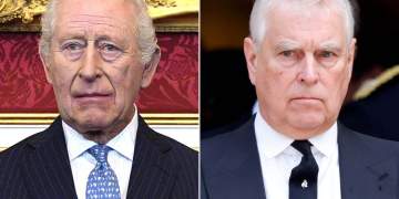 Charles viziton Sandringham, por shmang ish-Princin Andrew!