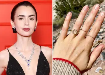 Lily Collins gjen unazën e vjedhur, guri i çmuar prej 10,000 dollarësh kthehet në gisht pas tre vitesh