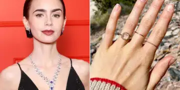 Lily Collins gjen unazën e vjedhur, guri i çmuar prej 10,000 dollarësh kthehet në gisht pas tre vitesh
