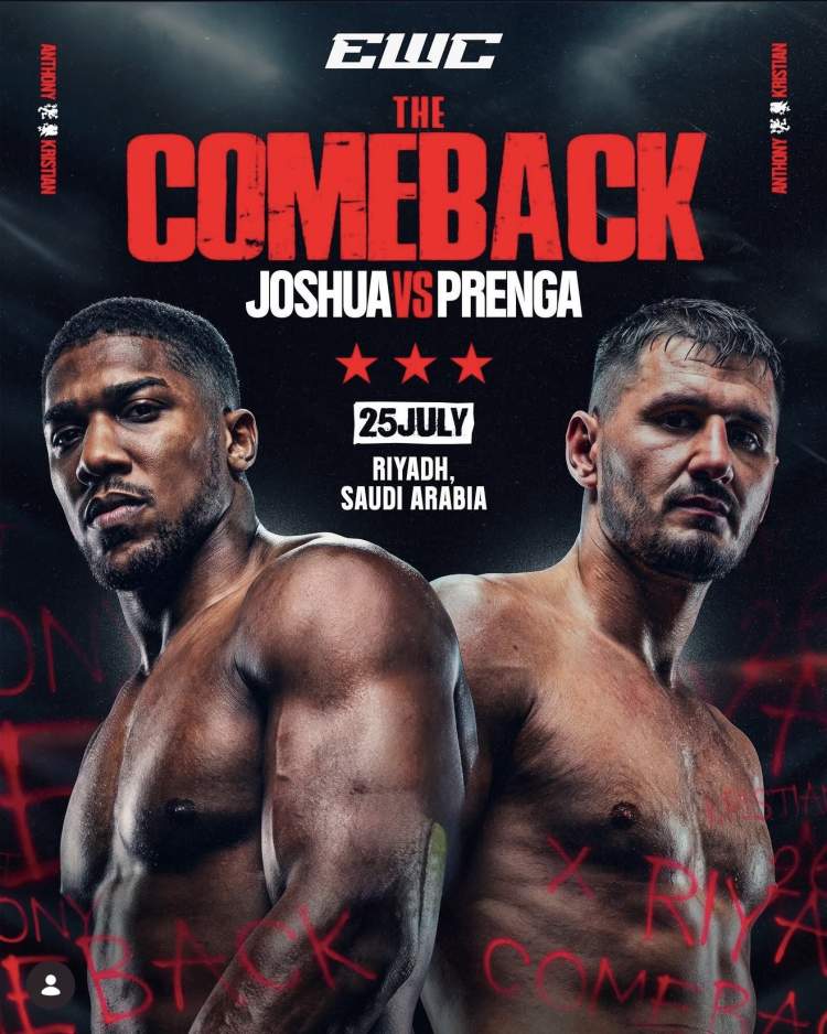 Historike për boksin shqiptar: Prenga përballë Anthony Joshua, ish-kampionit të botës në peshat e rënda