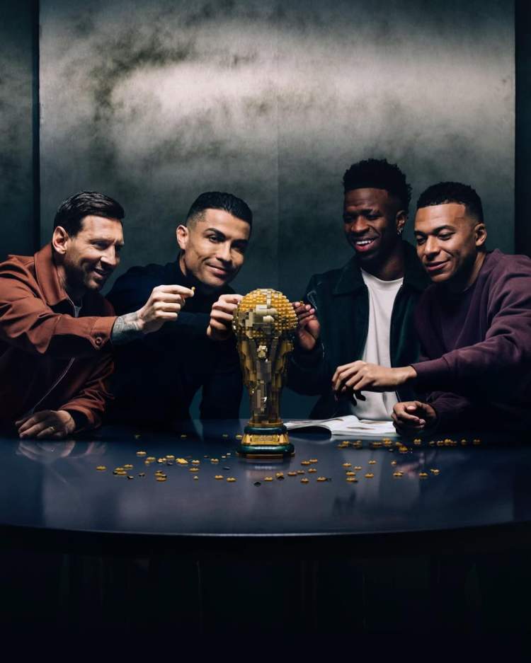 LEGO prezanton Messi, Ronaldo, Mbappé dhe Vini Jr. në një reklamë epike