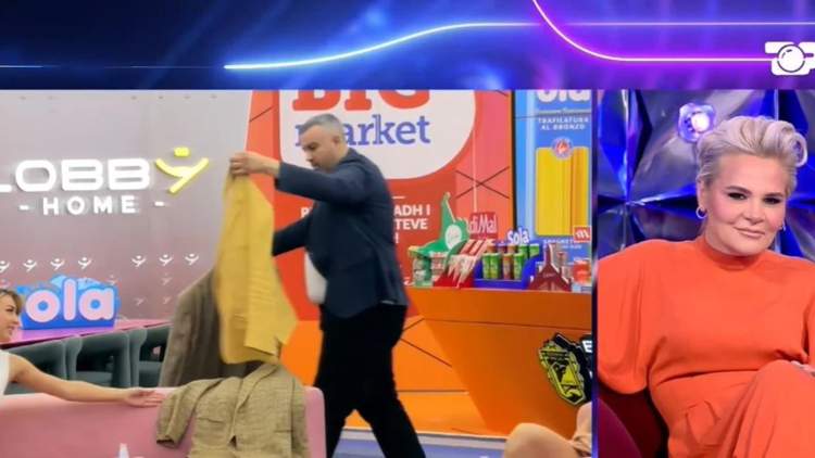 “Të kujtojnë gjë?”/ Rogerti i nxjerr live xhaketat e Ilir Metës Monika Kryemadhit në spektakël