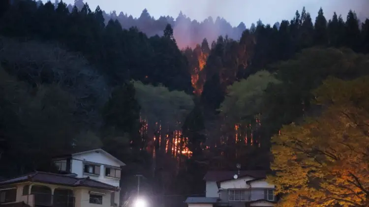 Japonia në alarm/ Dy zjarre gjigante jashtë kontrollit, mijëra banorë largohen nga shtëpitë