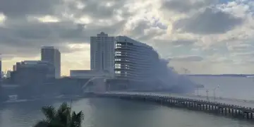 Video/ Shembje në Miami, hoteli 23-katësh “u zhduk” për 20 sekonda