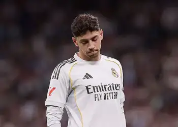 Pas sherrit në stërvitje, lojtari i Real Madridit, Federico Valverde, diagnostikohet me dëmtim traumatik në kokë