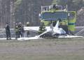 Ulje dramatike në Massachusetts, aeroplani privat humb kontrollin dhe përmbyset