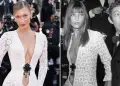 Bella Hadid në Kanë me një fustan të frymëzuar nga pamja e Jane Birkin në vitin 1969